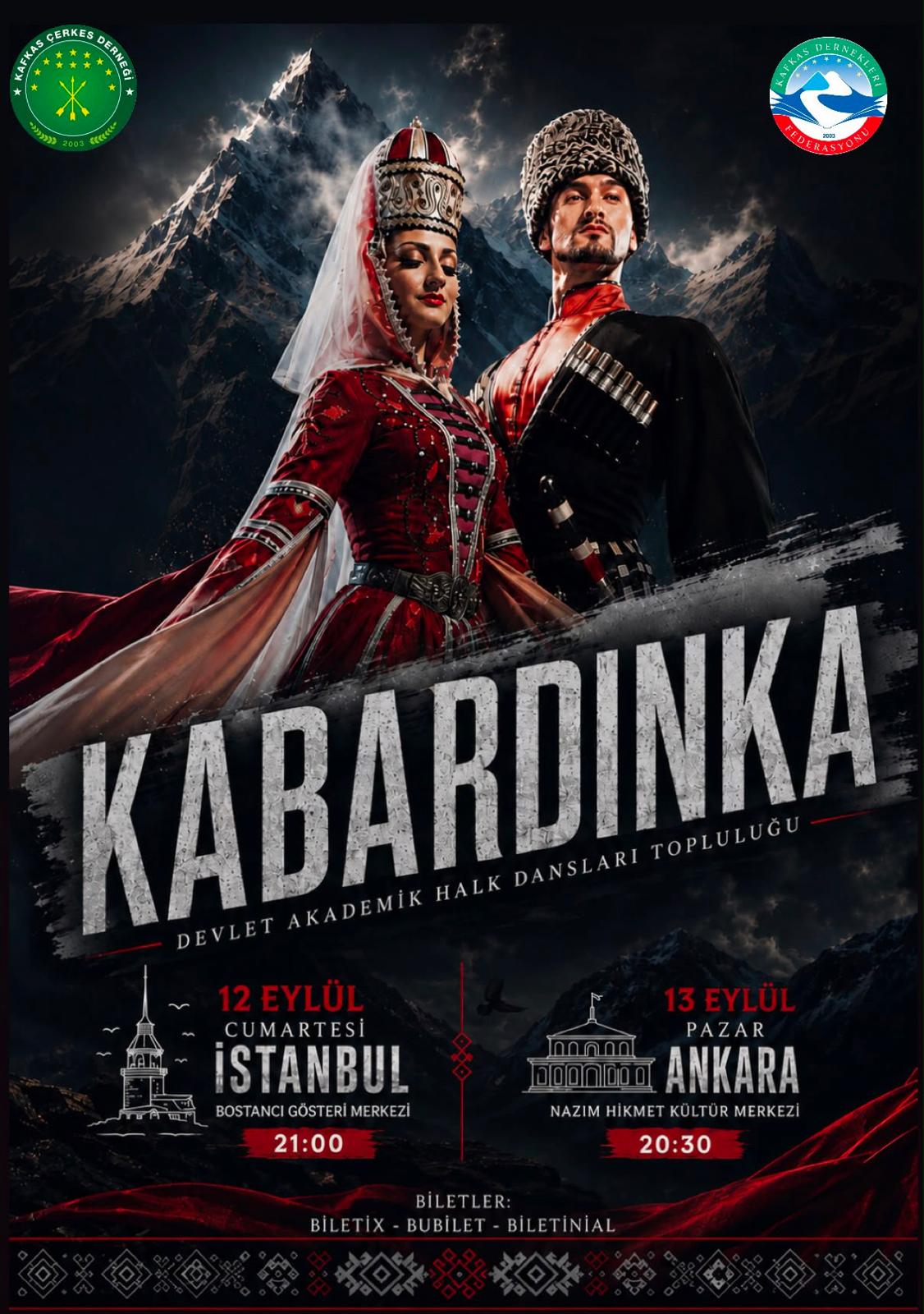 Kabardinka Etkinliği Afişi